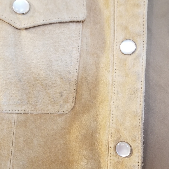 Wilson's Leather suede tan western shirt jacket - Picture 9 of 12